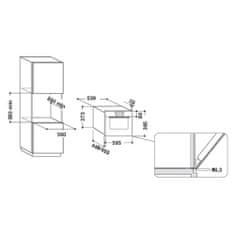 Whirlpool Ugradbena mikrovalna pećnica AMW 730 IX