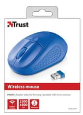 Trust Primo bežični miš, plavi
