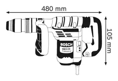 BOSCH Professional udarni čekić sa sustavom SDS-max GSH 5 CE (0611321000)