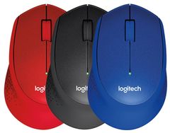Logitech M330 Silent Plus bežični miš, crni (910-004909)