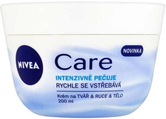 Nivea hidratantna krema Care, 200 ml