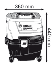BOSCH Professional industrijski usisavač za suho i mokro čišćenje GAS 15 (06019E5000)
