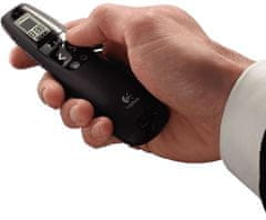 Logitech USB pokazivač R700 professional s crvenim laserom, crni