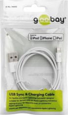 Goobay USB kabel za punjenje za Apple uređaje, 2 m