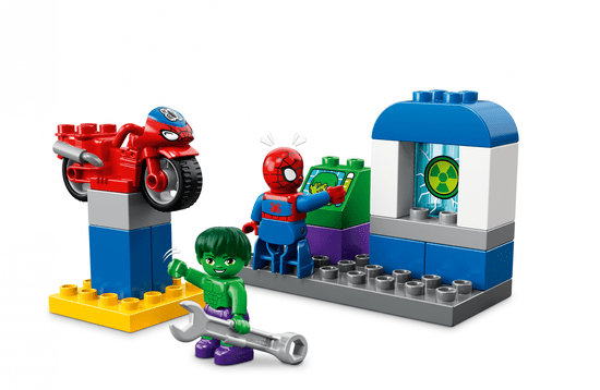 Duplo hulk deals spiderman