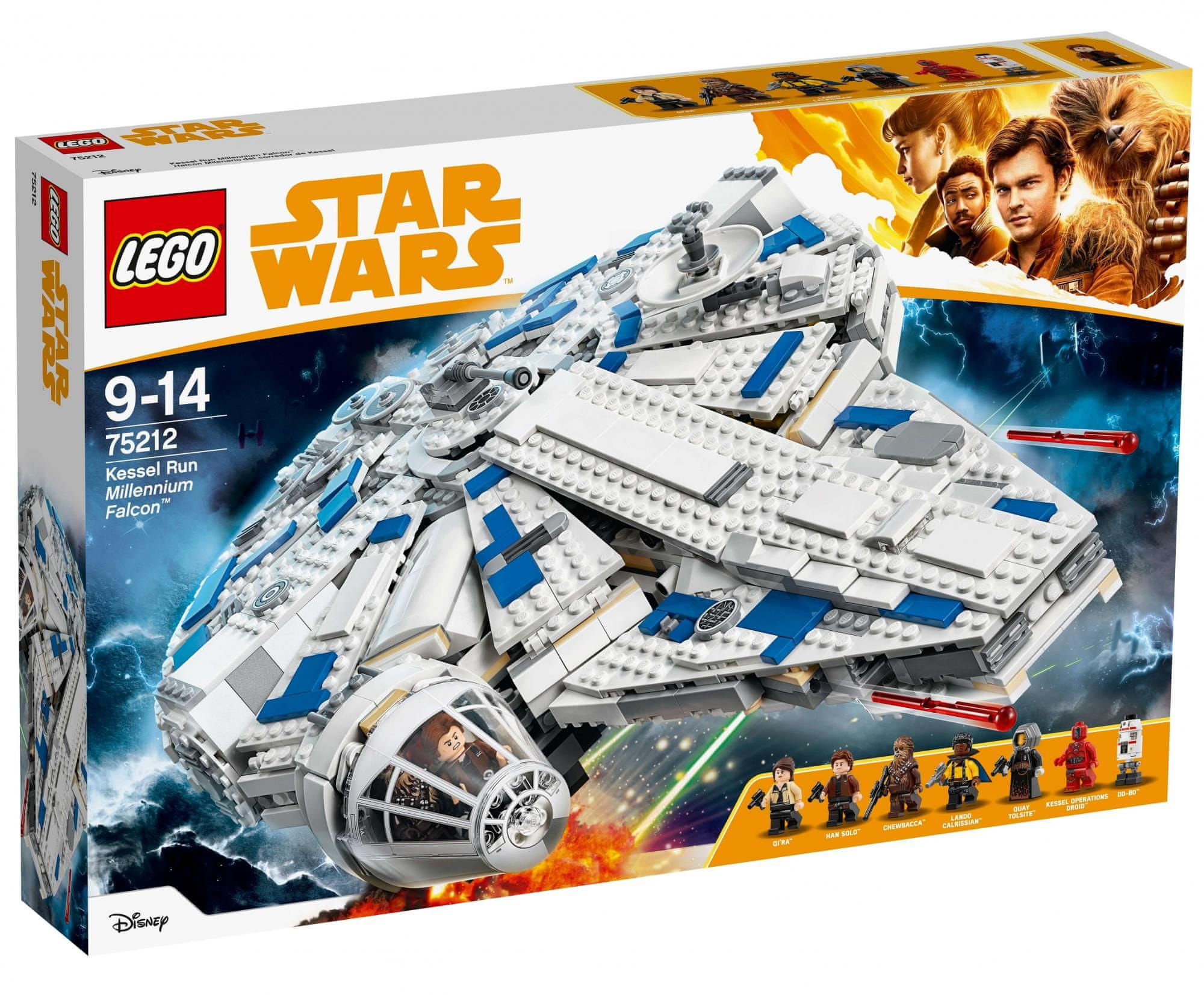 Lego star wars store millennium falcon 75212