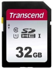 Transcend SDHC memorijska kartica 300S, 32 GB, 95/45 MB/s, C10, UHS-I U3, V30