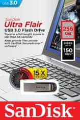 SanDisk USB Stick Ultra Flair 3.0, 256 GB