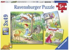 Ravensburger slagalica Crvenkapica, 3x49 komada