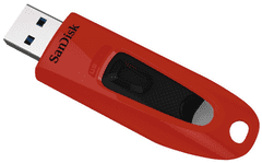 SanDisk USB ključ Ultra USB 3.0, 64 GB, crveni