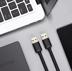 Ugreen USB 3.0 produžetak (M na M), 2 m, crni