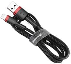 BASEUS podatkovni kabel Lightning CALKLF-C19, 2 m, crno-crveni