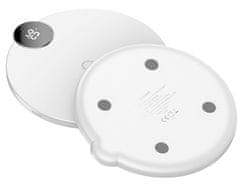 BASEUS WXSX-02 LED bežična stanica za punjenje, 7,5 W, bijela