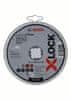 ravna ploča za rezanje X-LOCK Standard for Inox 125x1x22.23mm, 10 komada (2608619267)