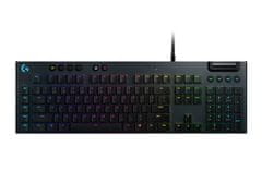 Logitech G815, LIGHTSYNC RGB, GL Clicky, USB gaming tipkovnica, UK - HR g.