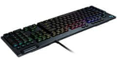 Logitech G815, LIGHTSYNC RGB, GL Clicky, USB gaming tipkovnica, UK - HR g.