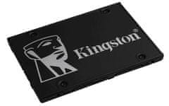 Kingston KC600 SSD disk, 1024 GB, 550/520 MB/s, SATA 3.0, 3D TLC (SKC600/1024G)