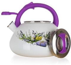 Banquet čajnik sa zviždaljkom Lavender, krem, 3 l