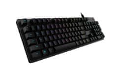 Logitech G512 Carbon tipkovnica, GX Red Linear, USB, US int., HR gravura