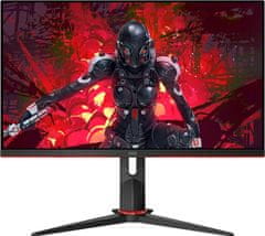 AOC Q27G2U/BK monitor, 27", 144hz, 1ms, FreeSync, VA, QHD 2560x1440, gaming