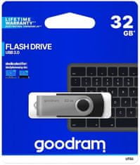 GoodRam USB stick, 32 GB, 2.0, crno-srebrni