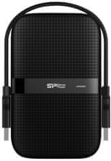 Silicon Power Armor A60 tvrdi disk (HDD), 2 TB, crna (SP020TBPHDA60S3A)