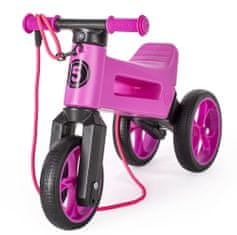 Funny Wheels tricikl NEON Super Sport 2u1, rozi