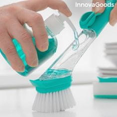 InnovaGoods Cleasy četka za čišćenje, s ručkom i raspršivačem sapuna