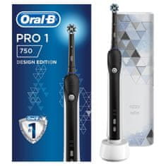 Oral-B Pro 750 Cross Action Black + putni etui