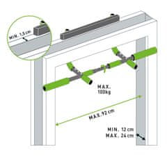 Schildkröt Doorway Multi Functions ručke za podizanje