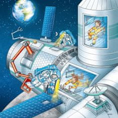 Ravensburger slagalica 050888 Astronavti, 3x49 dijelova