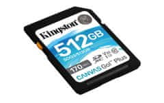 Kingston Canvas Go! Plus SD memorijska kartica, 512 GB