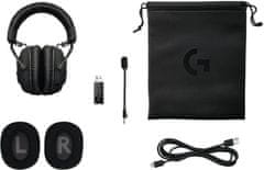Logitech G PRO X Wireless bežčne gaming slušalice, 7.1, Lightspeed