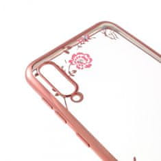 maska za Samsung Galaxy S20 Plus G985, silikonska, roza, sa ružama