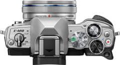 Olympus E-M10 Mark IV fotoaparat, srebrni + 14-42 EZ