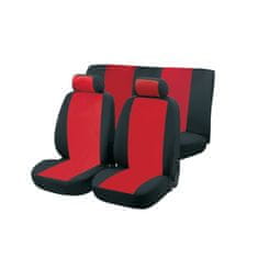 FINISH LINE Rox komplet presvlaka za sjedala, 6 komada, crveno-crna