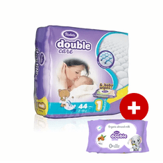 Violeta 2+1 paket: Air Dry Newborn pelene, vel. 1, 44/1 + vlažne maramice