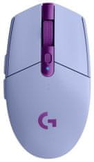 Logitech G305 Lightspeed gaming miš, ljubičasta