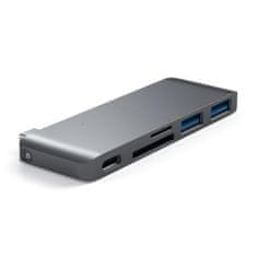 Satechi Pass-Through USB-C hub, 5 ulaza, Space Grey
