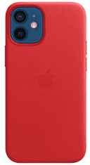 Apple maskica za iPhone 12 mini Leather, MagSafe (PRODUCT)RED (MHK73ZM/A)