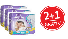 Violeta 2+1 paket: Air Dry Newborn pelene, vel. 1, 44/1 + vlažne maramice