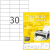 Top Stick 8703 naljepnice, 70 x 29,7 mm, bijele, 100/1