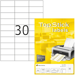   Herma Top Stick 8703 naljepnice, 70 x 29,7 mm, bijele, 100/1 