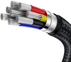 BASEUS kabel za punjenje/podatkovni kabel CATJK-C01 USB-C na USB-C, 100 W, 2 m, crni
