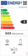 Beko RCSA366K40XBN hladnjak sa zamrzivačem ispod