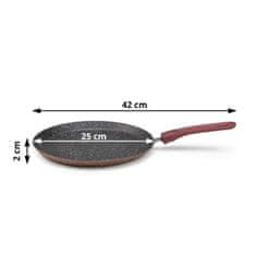 Rosmarino Lava Stone Grape tava za palačinke, 25 cm