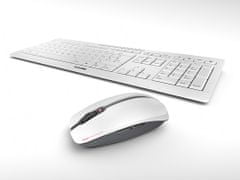 Cherry Stream Desktop Wireless tipkovnica i miš, bijelo, USB, US