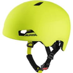Alpina Sports Hackney dječja biciklistička kaciga, žuta, 51 - 56