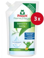 Frosch Sensitive sapun za ruke, punjenje, 500 ml, 3 kom