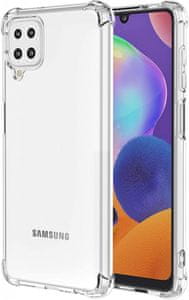 Antishock silikonska maskica za Samsung Galaxy A12, prozirna